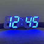 Horloge À Led Bleue
