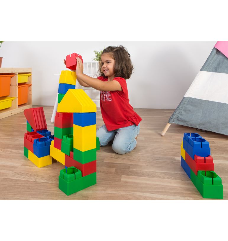 Jeu De Construction Blocs Ondulés