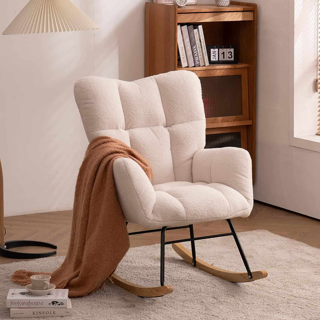 Ergonomic Wooden Nursery Chair