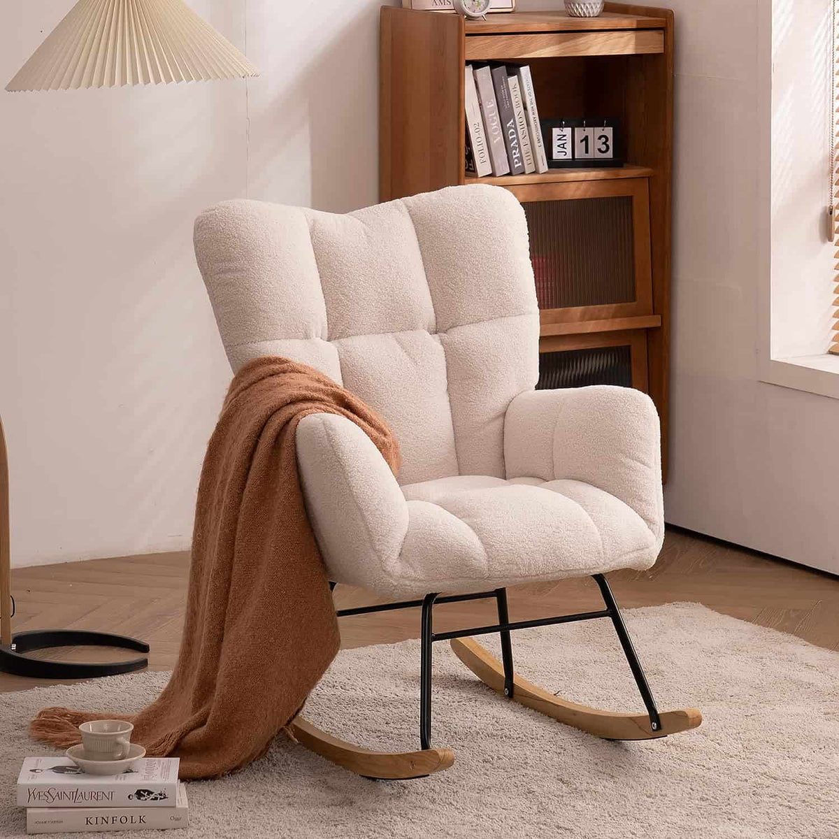 Ergonomic Wooden Nursery Chair