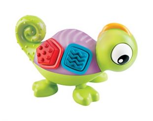 Peluche D'Activités Sensorielle Ned Le Caméléon