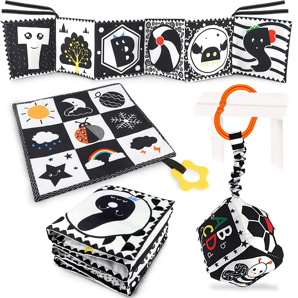 High-Contrast Black & White Sensory Activity Mat