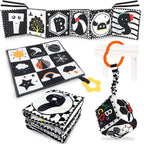 High-Contrast Black & White Sensory Activity Mat