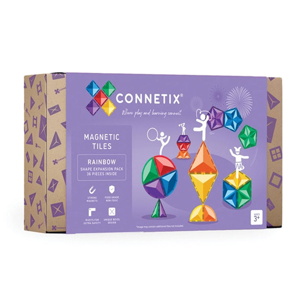 Jeu De Construction Magnétique Translucide 36 Pièces