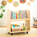 Wooden Toy & Book Storage Cart