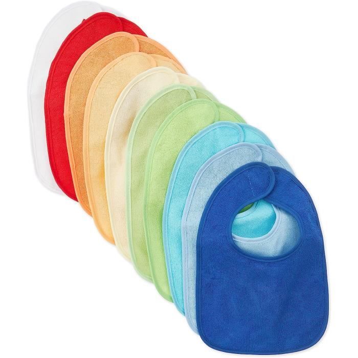 Bavoirs Bébé À Pression Imperméable - Coloré