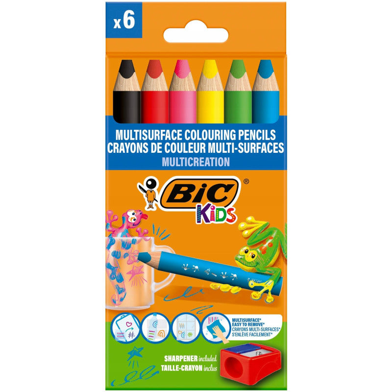 Bic Crayons De Couleur Ergonomiques Multisurfaces X40 - Schoolpack