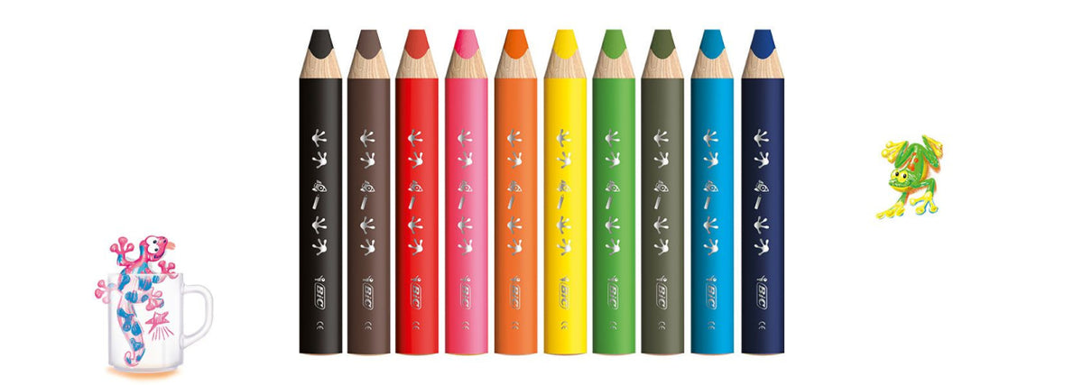 Bic Crayons De Couleur Ergonomiques Multisurfaces X40 - Schoolpack