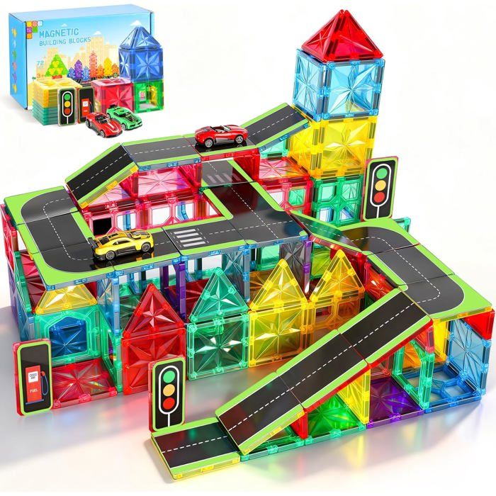 Jeu De Construction Magnétique 72 Pièces