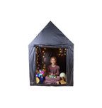 Cabane Pop-Up Sensorielle Noire H: 83 Cm