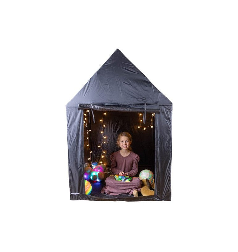 Cabane Pop-Up Sensorielle Noire H: 83 Cm