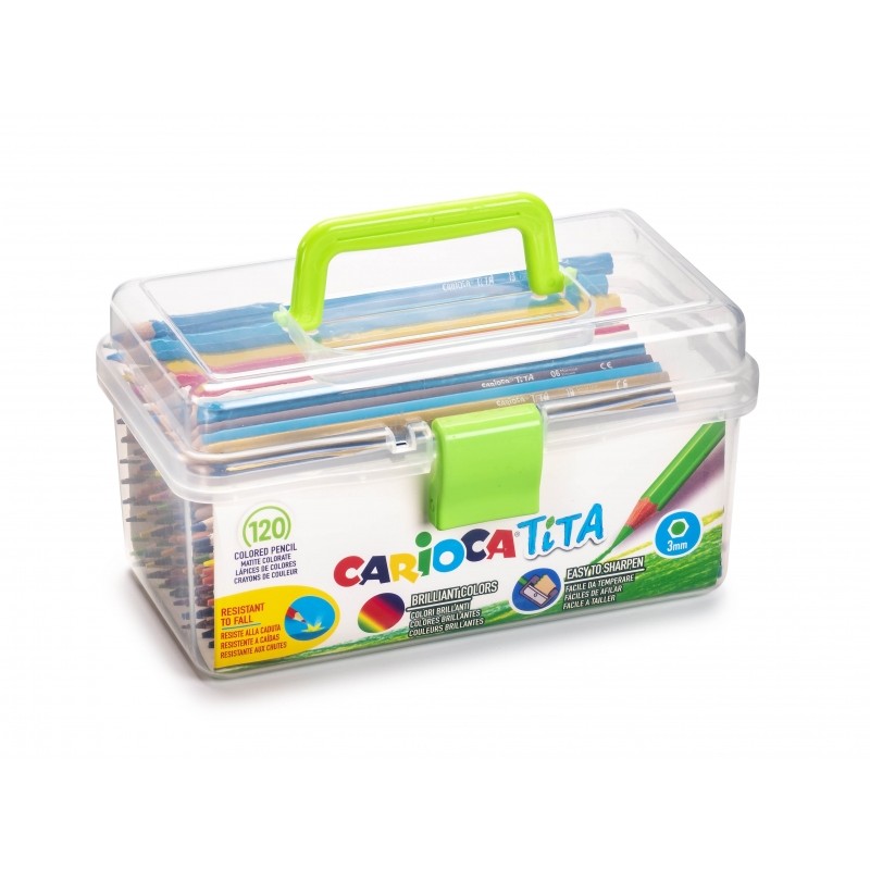Carioca Valisette De Crayons De Couleur Tita