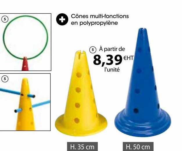 Maxi Lot Cônes Souples H: 35 Cm