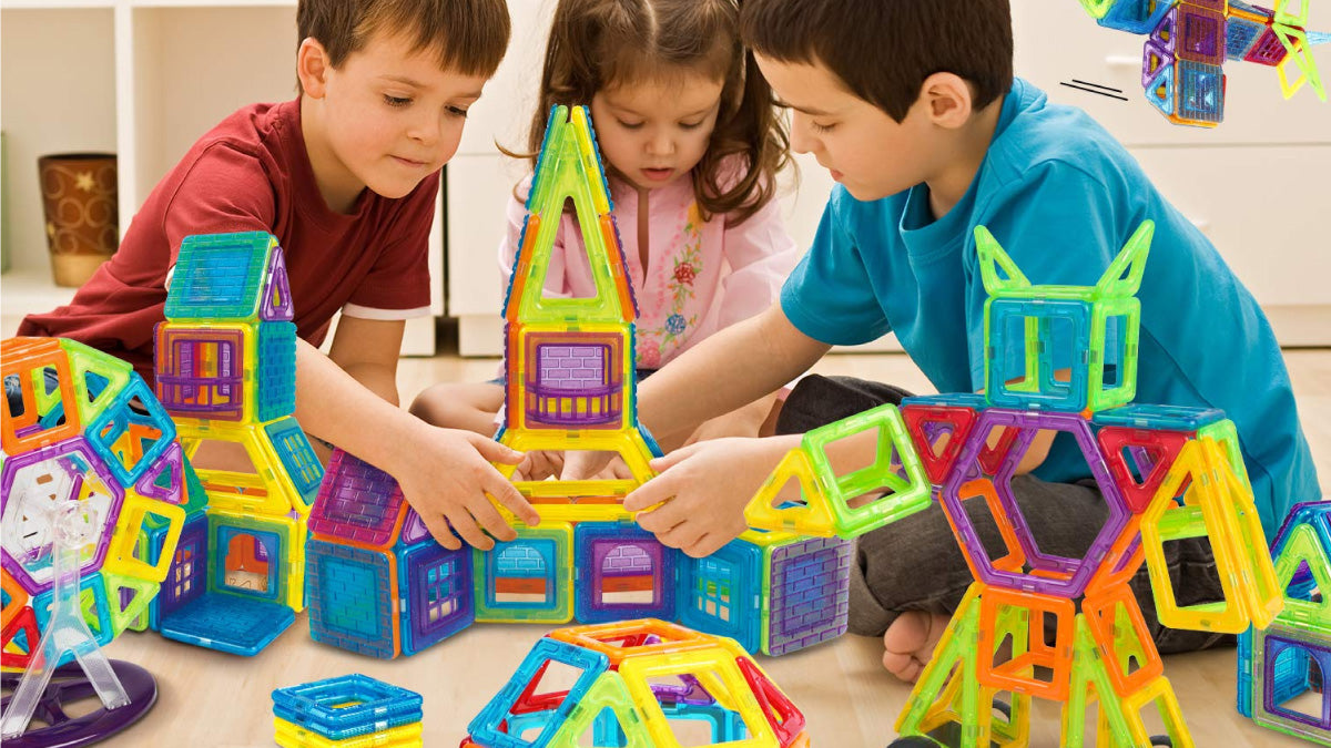 Jeu De Construction Magnétique Wesmag 25 Pièces