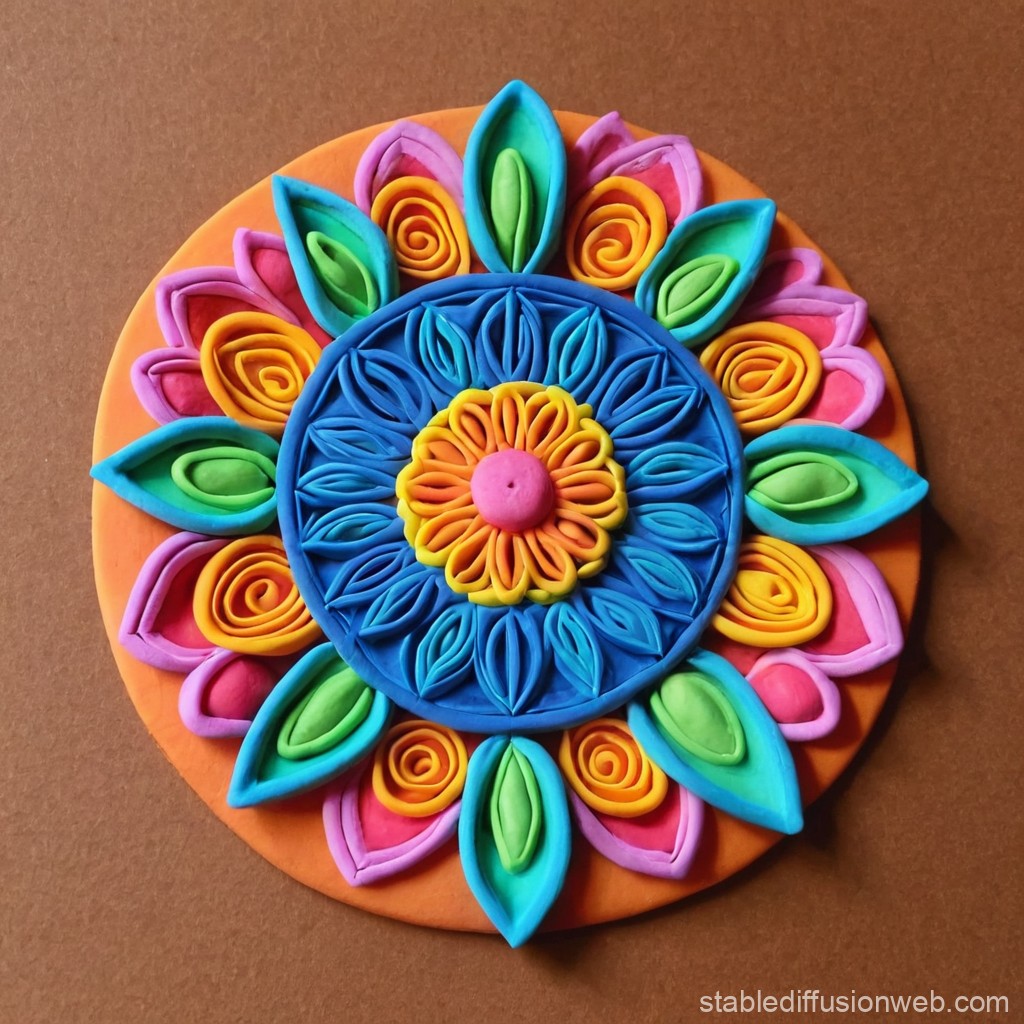 Encastrement Mandala Coloré