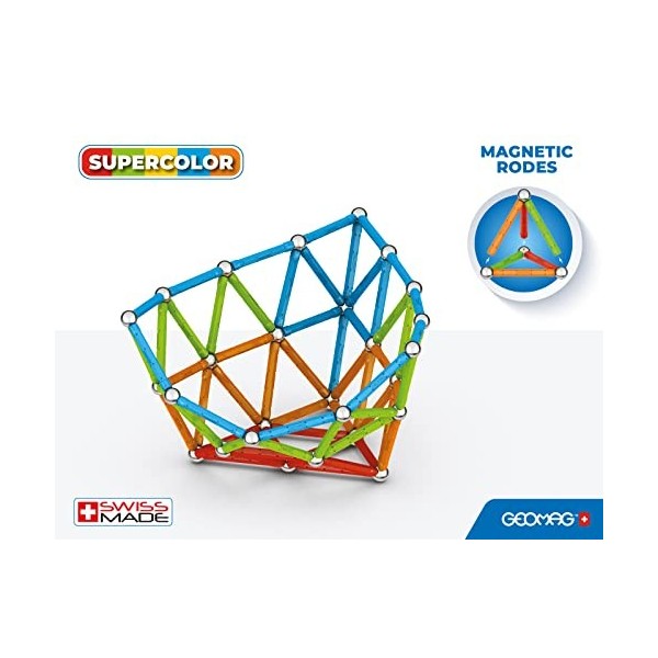 Geomag Jeu De Construction Magnétique Géomag Classic 142 Pièces