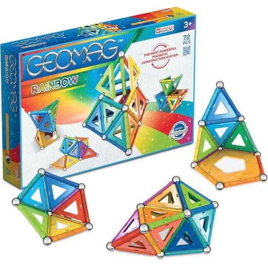 Jeu De Construction Magnétique 72 Pièces