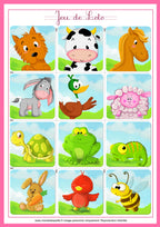 Loto Photo Les Animaux
