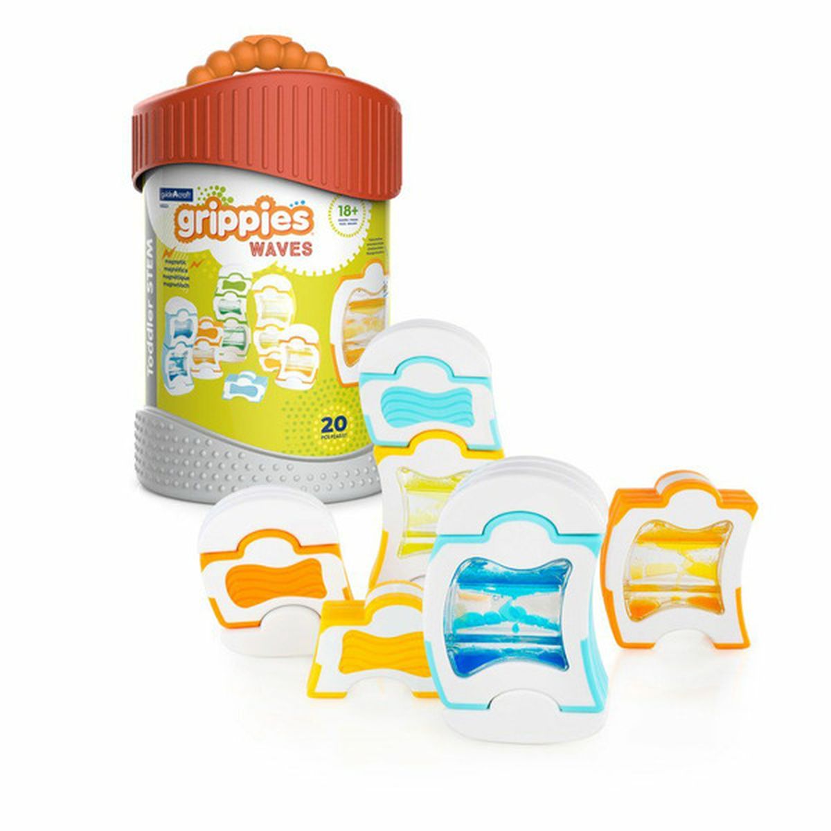 Guide Craft Jeu De Construction Magnétique Grippies Waves 20 Pièces
