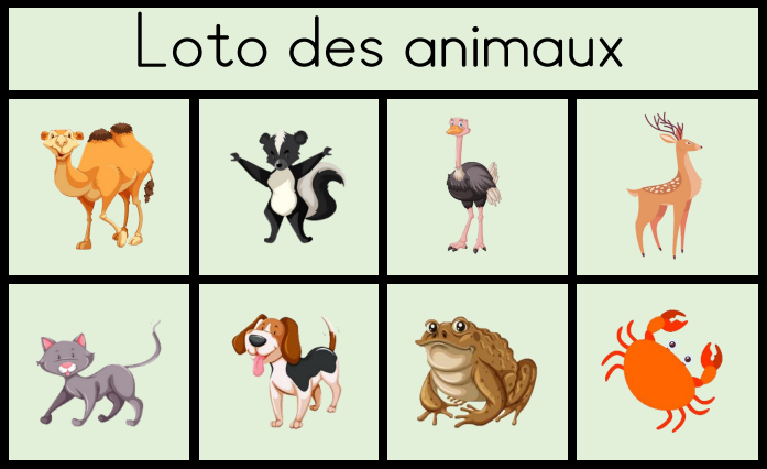 Loto Photo Les Animaux