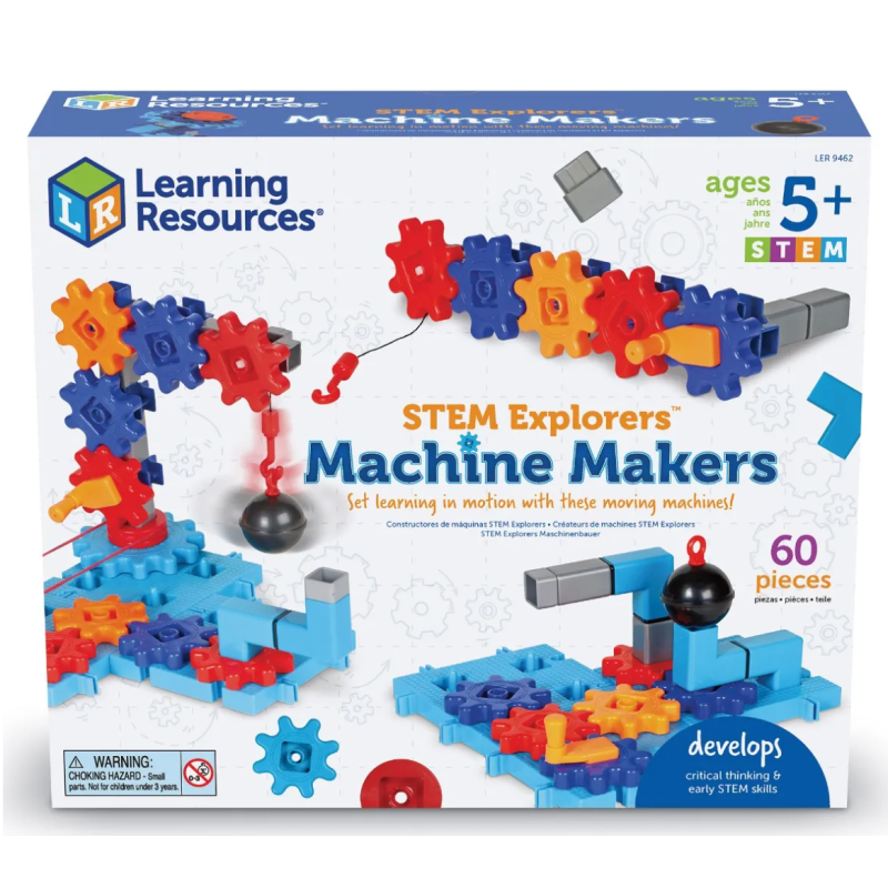 Jeu Engrenages Stem Explorers Machine Makers 55 Pièces