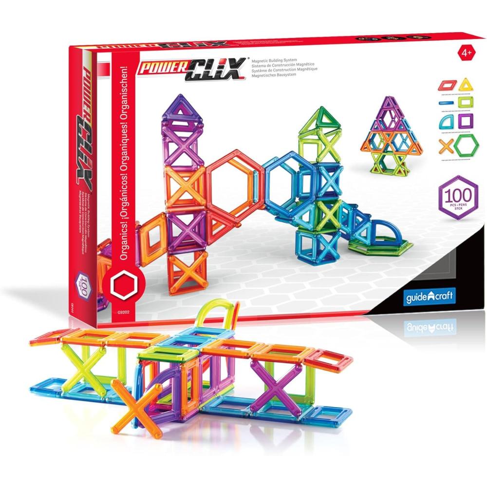 Guide Craft Jeu De Construction Magnétique Power Clix Solids 44 Pièces