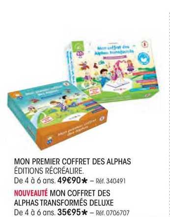 Récréalire Mon Coffret Des Alphas Transformés