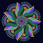 Encastrement Mandala Coloré