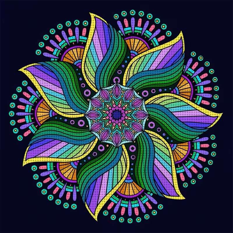Encastrement Mandala Coloré