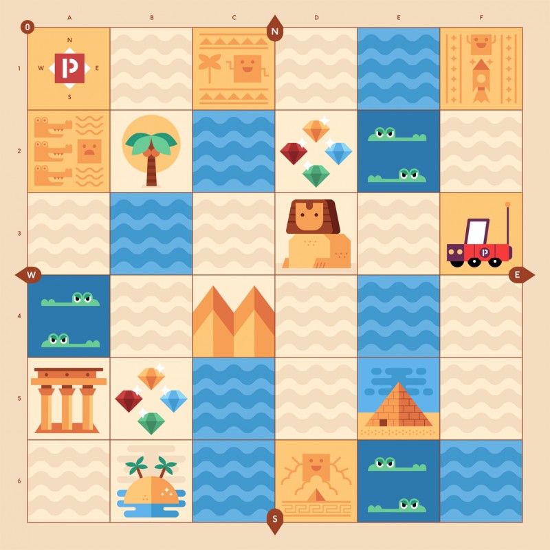 Tapis D'Activités Cubetto Ancienne Egypte