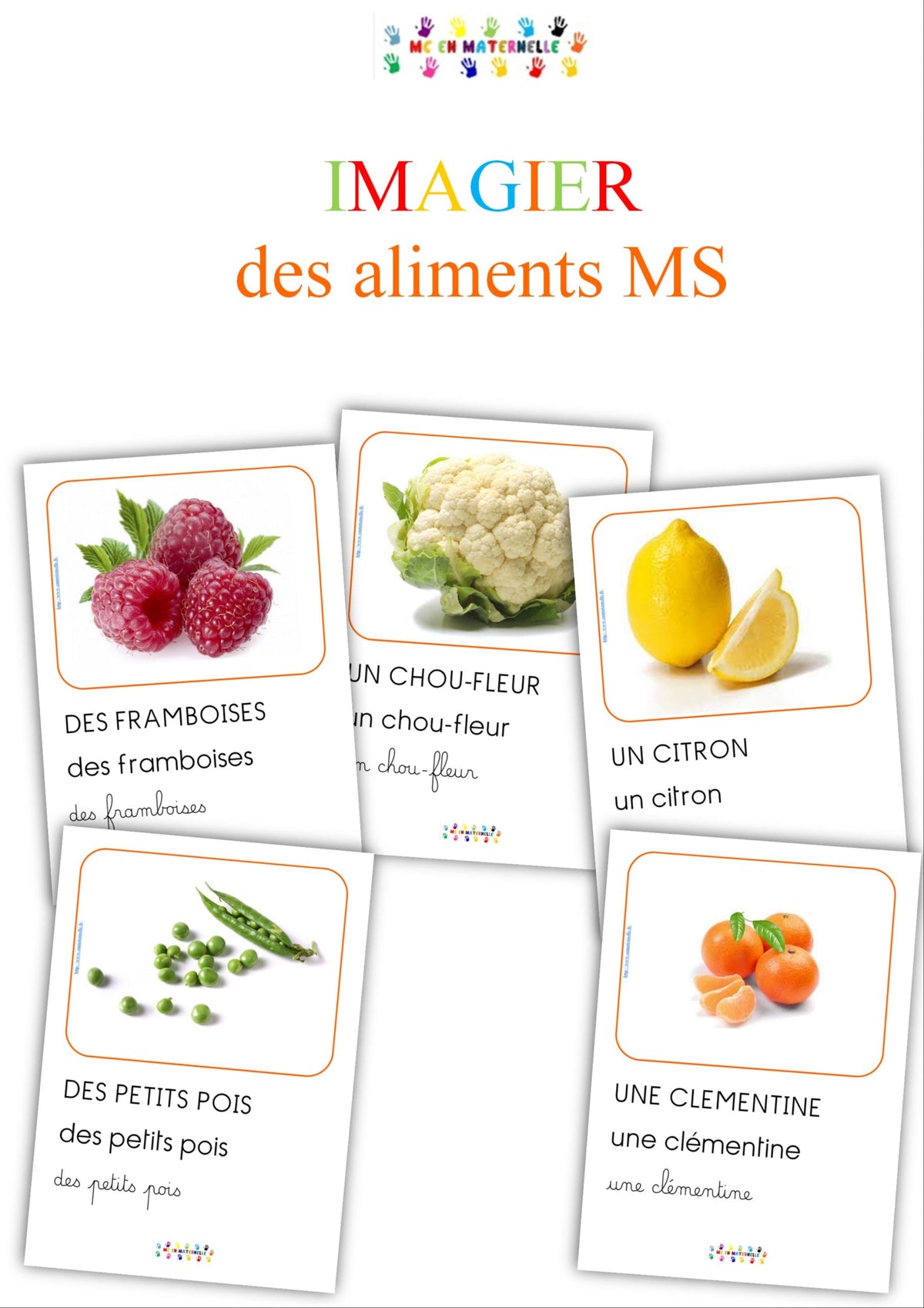 Imagier Photo L'Alimentation