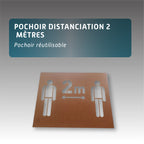 Pochoirs De Distanciation Kit Pour La Cour