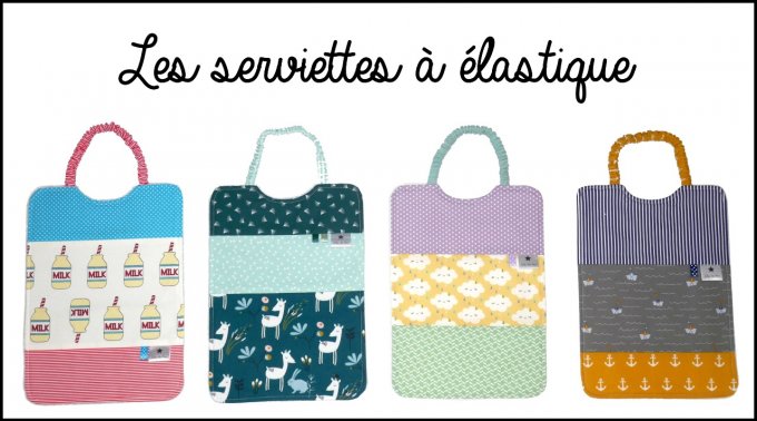 Serviettes À Élastique Rectangulaires