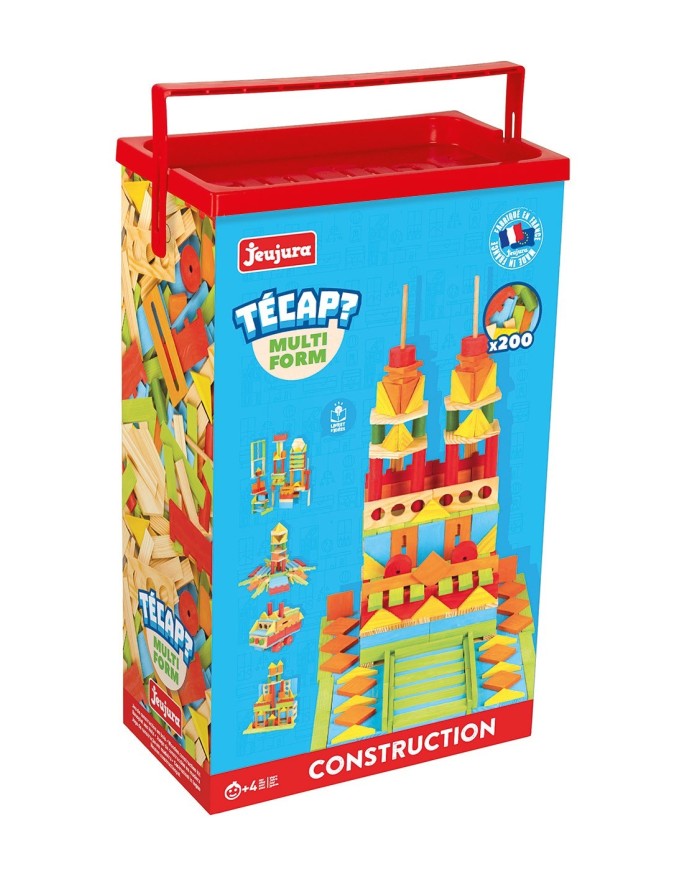 Jeujura Jeu De Construction Técap Multiform 200 Pièces